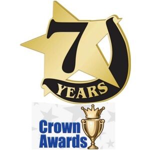 Crown Awards 7-Years Service Award Lapel Pin